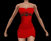 Red Rose Short Dress