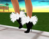 s~n~d b/w feather boots