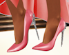 [CI]Leather Pumps Coral2