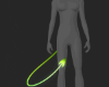 ☢ Spade Tail Green