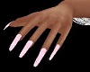 Litest Pink Nails Hands