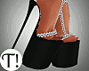 T! Devon Blk Heels Silv