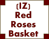 (IZ) Red Roses Basket