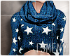 [Is] Stars Sweater Blue