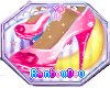 *Rd Sparkly Penk Pumps