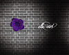 Purple Rose- Hair Flower