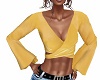 sexy yellow crop top