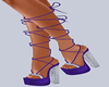 Lace Purple Heels