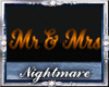 L- Mr & Mrs Sign
