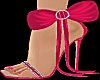 Pink butterfly heels
