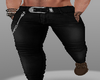 Jeans Black Chainette