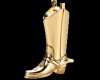 [kflh] Gold Cowboy Boot