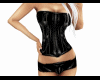 Black corset pants