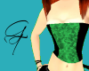 Emerald Oriental Corset