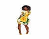 YELLOW FLORAL DRESS RLL