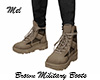 Brown Military Boots