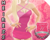 -H-Pink Ruffle MiniDress