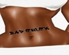 BAD CHICK BELLY TATTOO