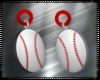 Ani Baseball Earrings