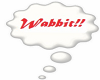 Wabbit Bubble Sign