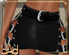 Leather Belted Skirt
