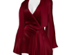 Red Silk Robe dress