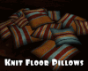 *Knit Floor Pillows