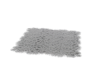 Silver Leopard Fur Rug