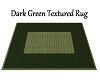 Dark Green Textured Rug