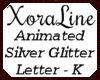 (XL)Silver Glitter - K