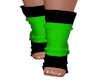Green Blk Socks