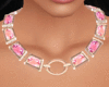 Gold Pink Necklaces