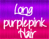 hair long purplpink