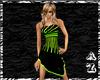 Blk/Lime Dance Dress