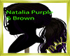 Natalia Purple & Brown