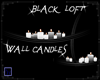 Blk Loft Wall Candles