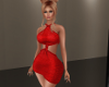 Knit Dress Red RLL