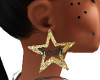 Sarah Star Gold earrings