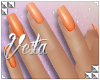 V Nails:Celosia Orange