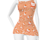 Kawaii Orange HK Dress