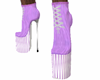 platform heels purple