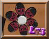 LadyBug Flower Earrings