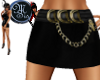 (MSis)Black Cross Skirt