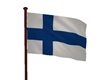 Flag Finland animating
