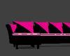 Pink and Black Couch