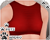 [Pets] Midriff | Red
