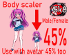 45% Kids Body Scaler F/M