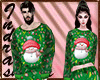 Pijama Navidad verde EL