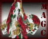 Flowing christmas gown