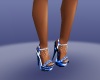 chv blue sparkle shoes